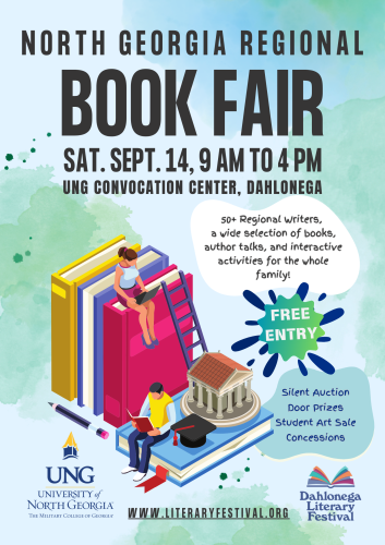 Poster for the 2024 North Georgia Regional Book Fair